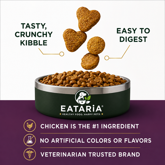 Eataria Advantedge Senior Support+ Adult 7+ Dry Cat Food – Chicken & Rice Formula