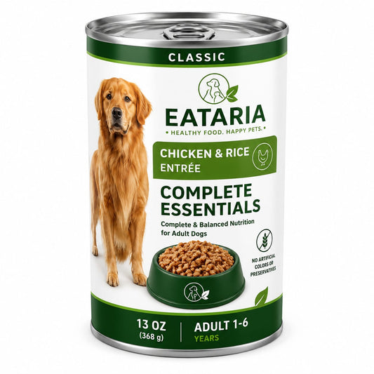 Eataria Classic Chicken & Rice Entrée Wet Dog Food – Complete Essentials Adult Formula