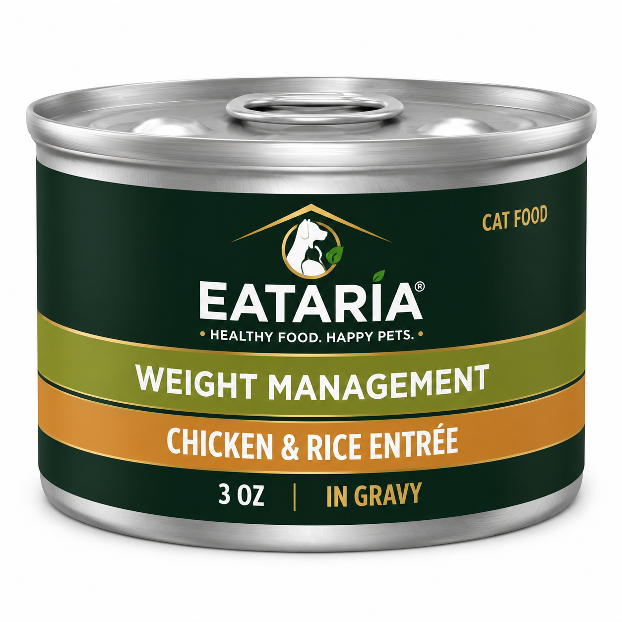 Eataria Weight Management Wet Cat Food – Chicken & Rice Entrée in Gravy