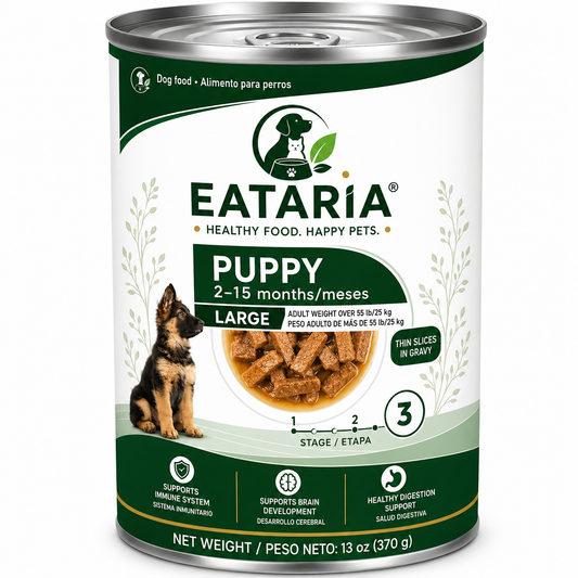 Large Puppy Thin Slices in Gravy
